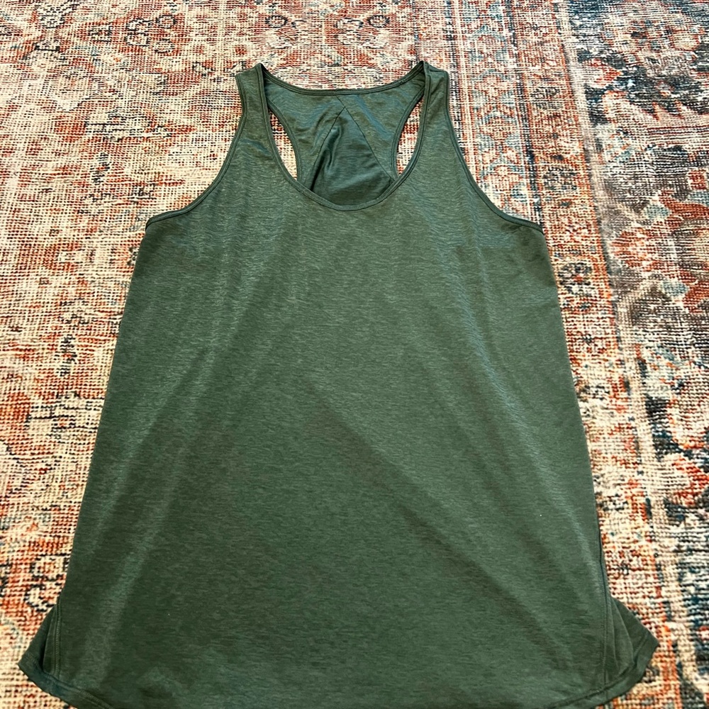 Green Sleeveless Women's Top